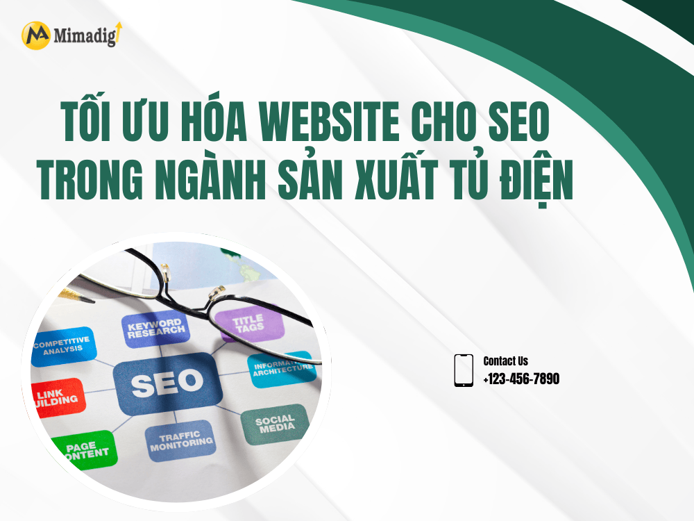 Tối ưu hóa website cho SEO trong ngành sản xuất tủ điện tại MIMA