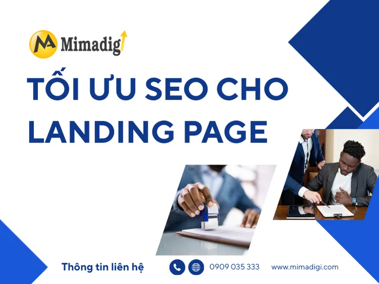 Tối ưu SEO cho landing page tại mima