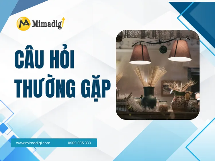 Top 10 câu hỏi khác khi thiết kế website làm đèn trang trí thủ công tại mima