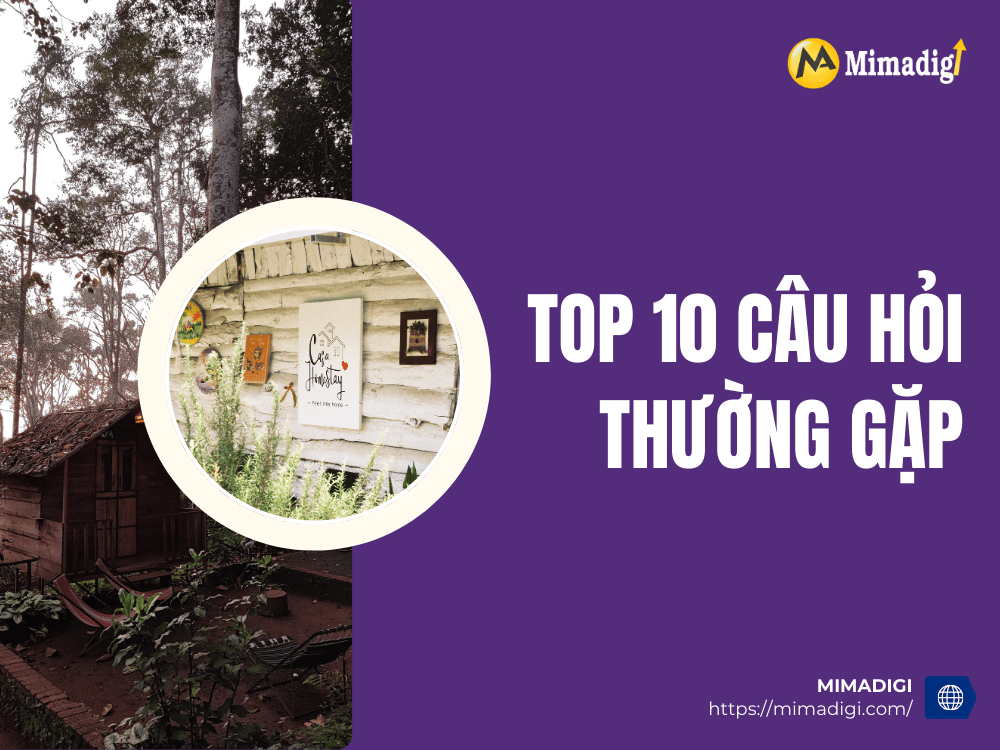 Top 10 câu hỏi thường gặp khi thiết kế website đặt phòng homestay tại MIMA