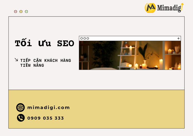 Thiết kế web spa – thẩm mỹ giá rẻ tại Mima