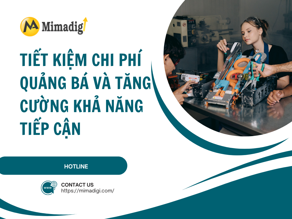 Thiết kế website xưởng cơ khí nhỏ tại mimadigi