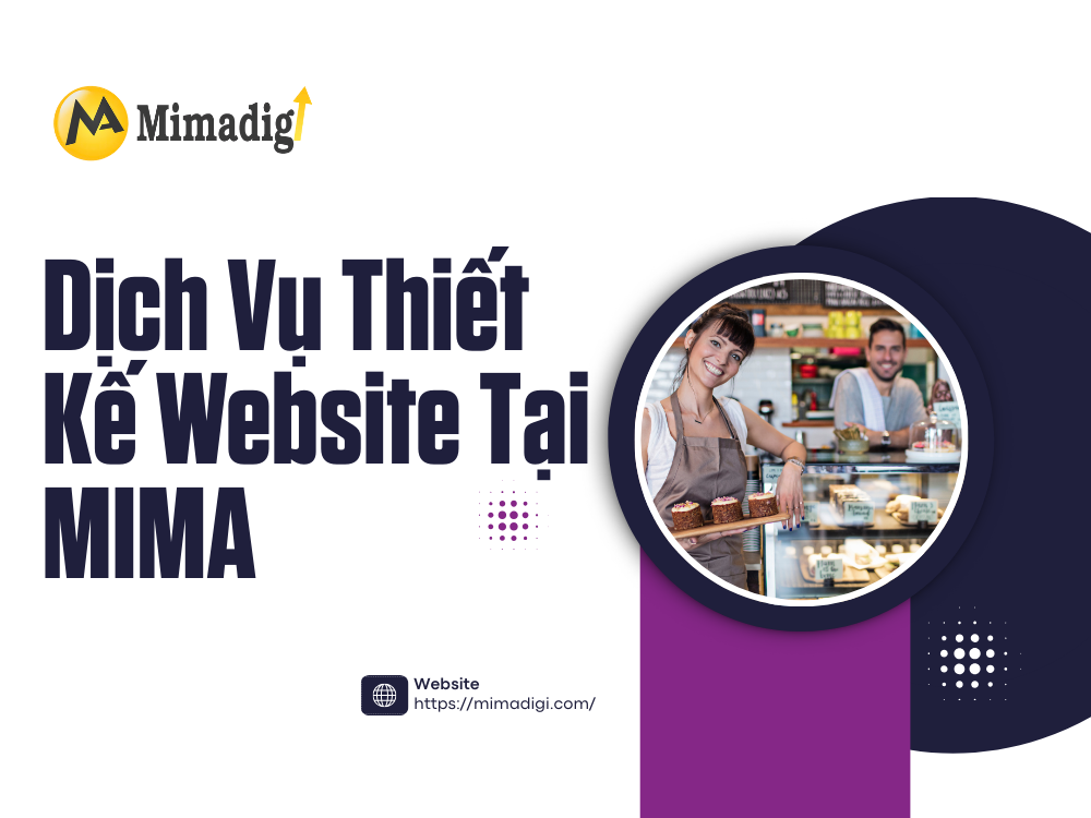 Coffee brand website design at mimadigi