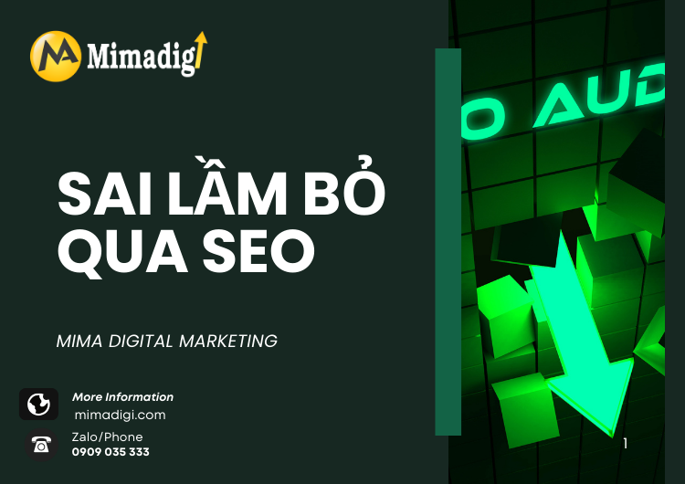 Designing a website focusing only on the interface but ignoring SEO at Mima