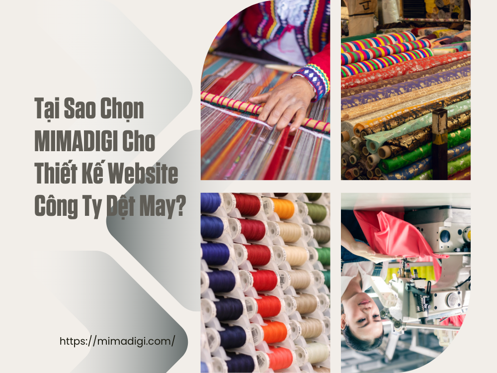 Textile Company Website Design at mimadigi