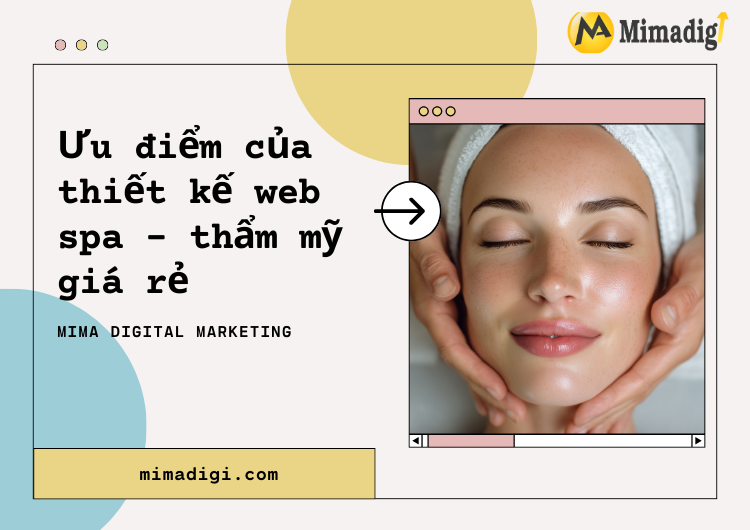 Thiết kế web spa – thẩm mỹ giá rẻ tại Mima