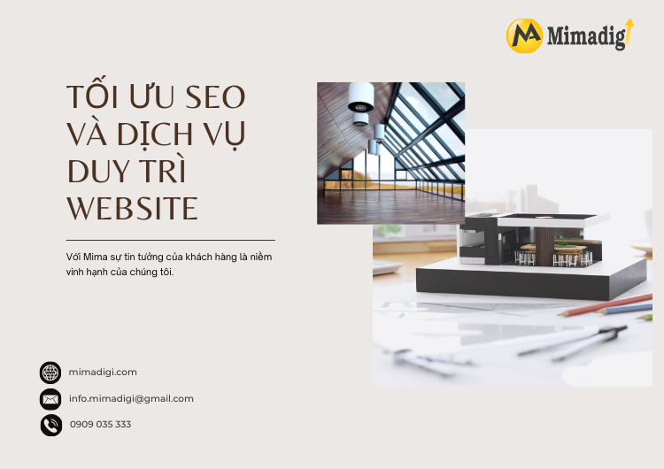 SEO Optimization and Website Maintenance Services at Mima