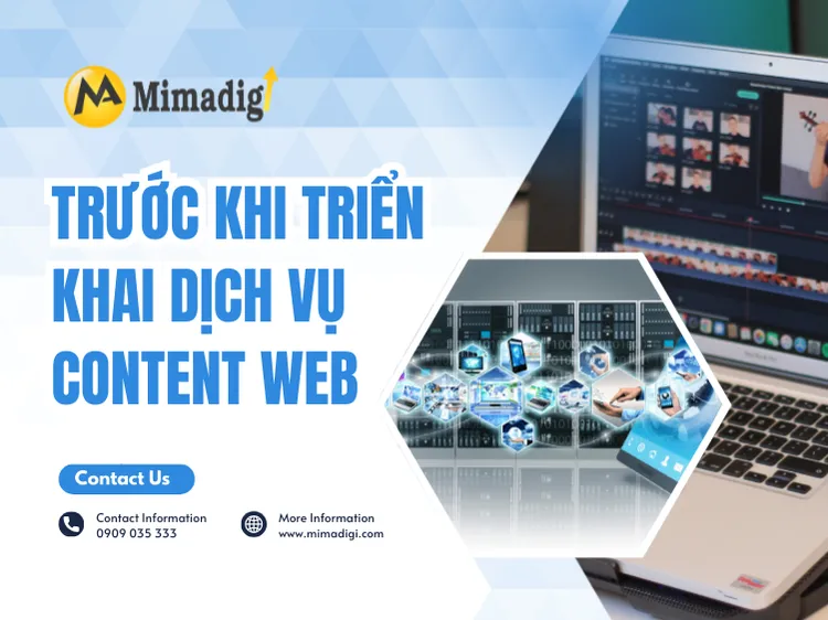 Trước khi triển khai dịch vụ content web: Doanh nghiệp đang gặp vấn đề gì? tại mima