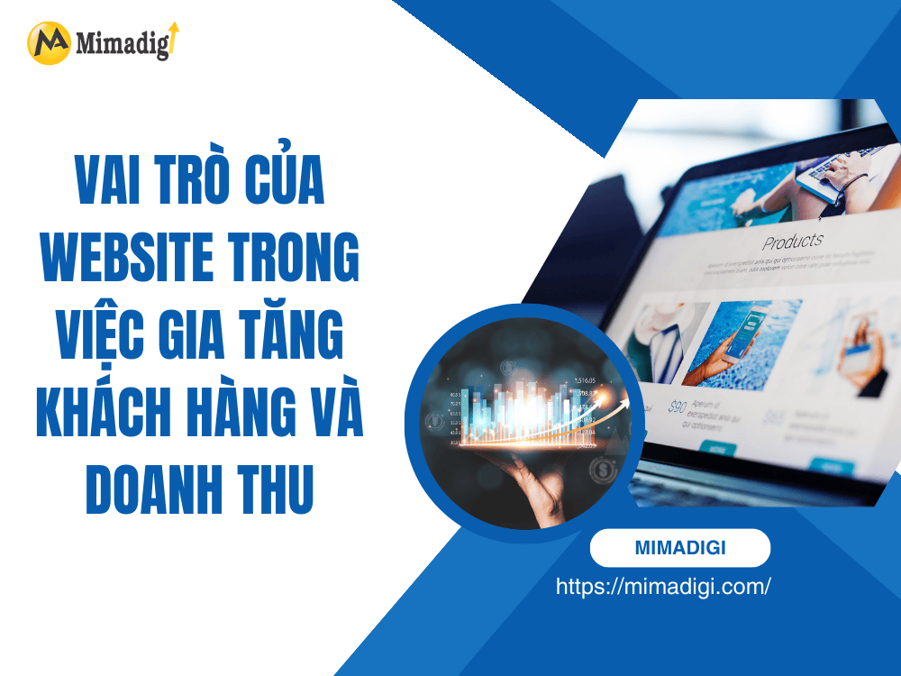 Vai trò của website trong việc gia tăng khách hàng và doanh thu tại MIMA