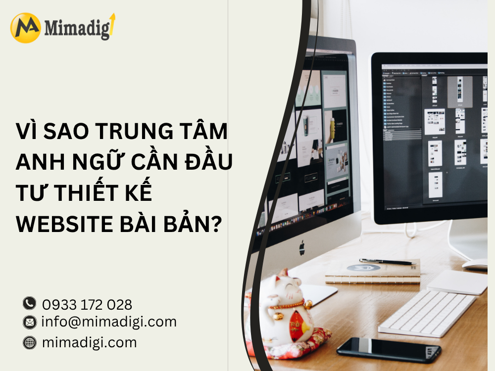Why Invest in a Professional Website Design for an English Center? at mimadigi