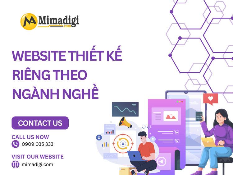 Custom website design according to industry and business model