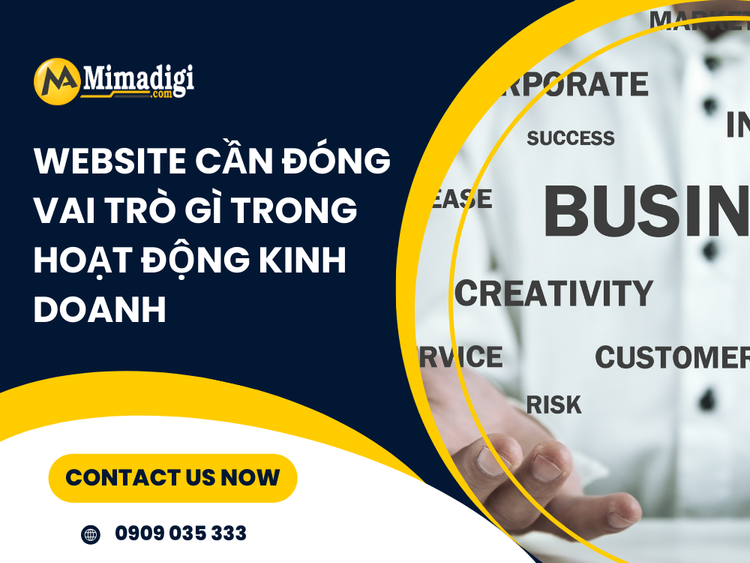 What role should a website play in business operations in Cho Lon?