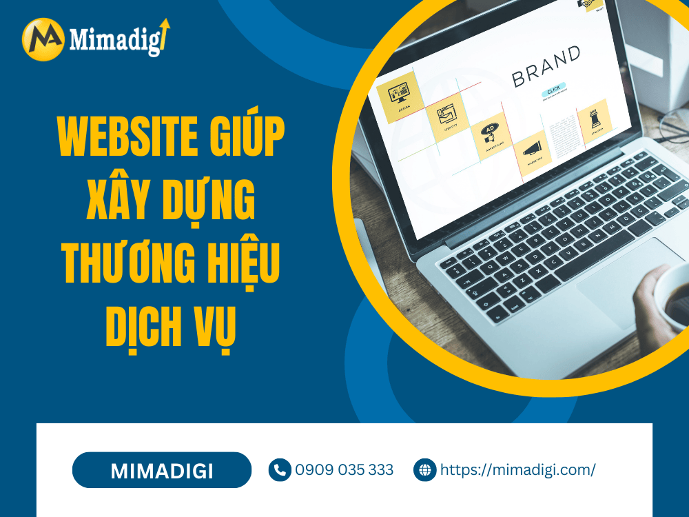 Website giúp xây dựng thương hiệu dịch vụ tại MIMA