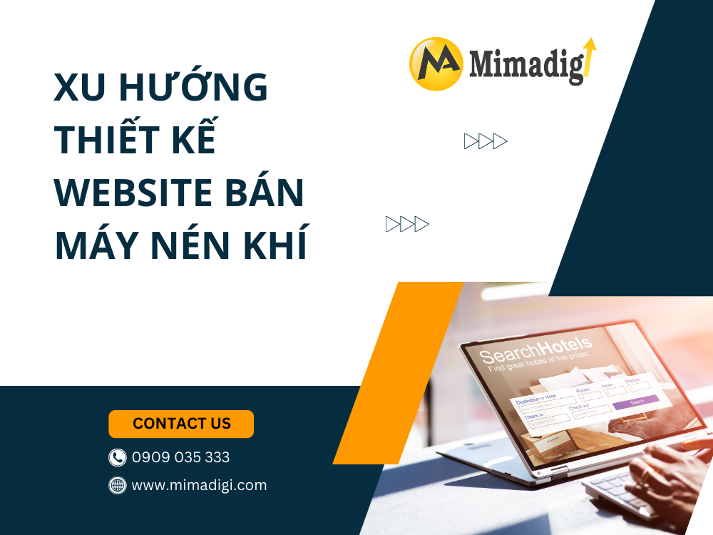 Xu hướng thiết kế website bán máy nén khí tại mima
