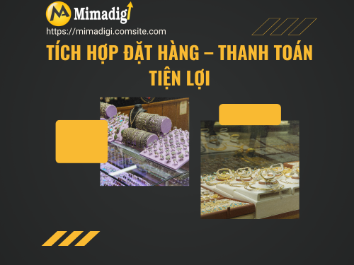 Website design for gold, silver, and jewelry stores at mimadigi