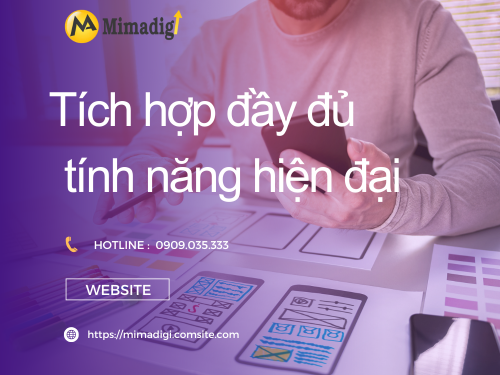 Website Design in Hai Phong – UX/UI Standard, Free Hosting with MIMA web design