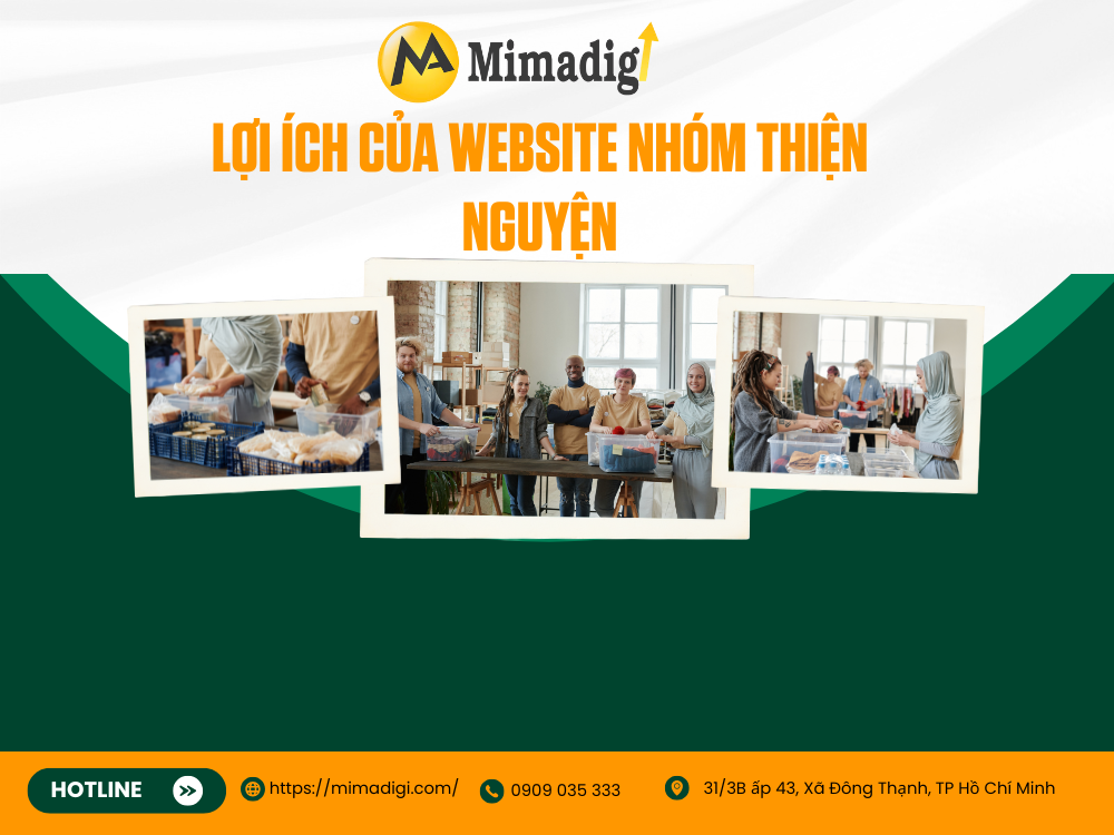 Charity Group Website Design at MIMADIGI