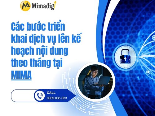 Monthly Content Planning Service with MIMADIGI