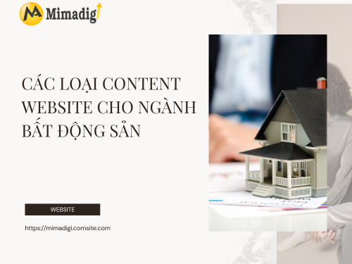 Content Website for the Real Estate Industry with MIMADIGI