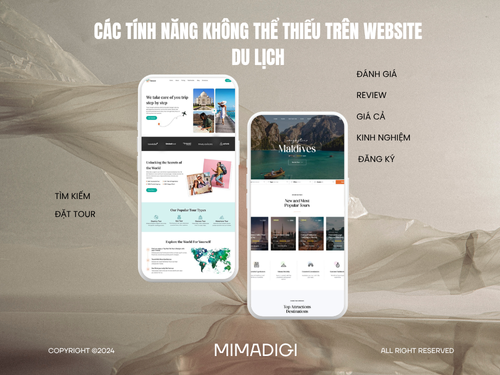 Website Design for Travel Companies in Vung Tau by MimaDigi