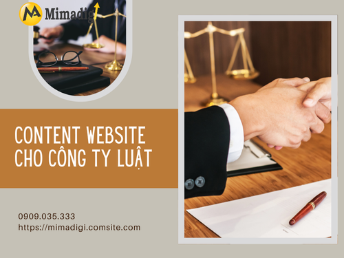 Content website cho công ty luật của mimadigi