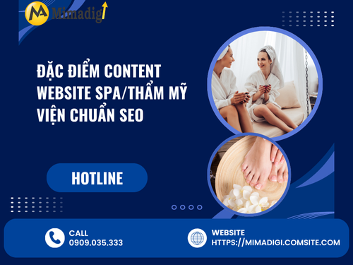 Website Content for Spa/Beauty Salon with MIMADIGI