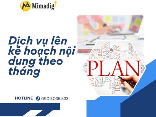 Monthly Content Planning Service with MIMADIGI