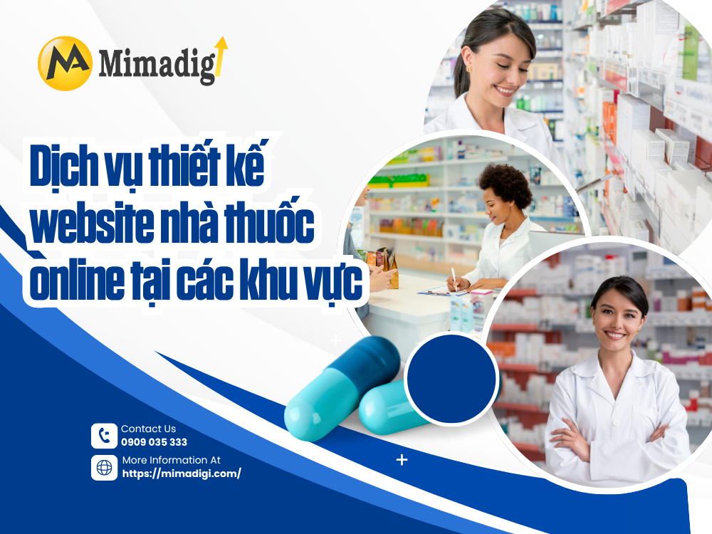 Online pharmacy website design at mimadigi