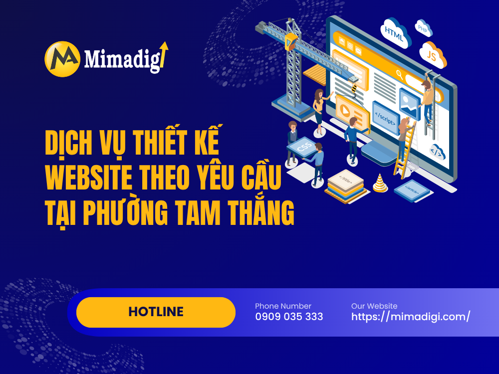 Thiết kế website Phường Tam Thắng Thành phố Hồ Chí Minh tại MIMADIGI
