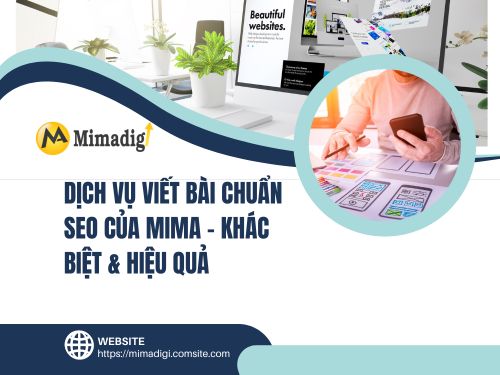 Dịch vụ viết bài chuẩn SEO cho website của mimadigi