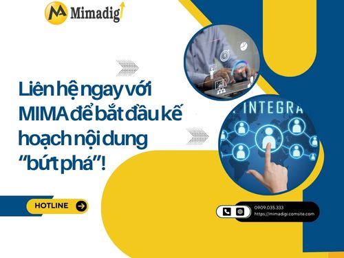 Monthly Content Planning Service with MIMADIGI