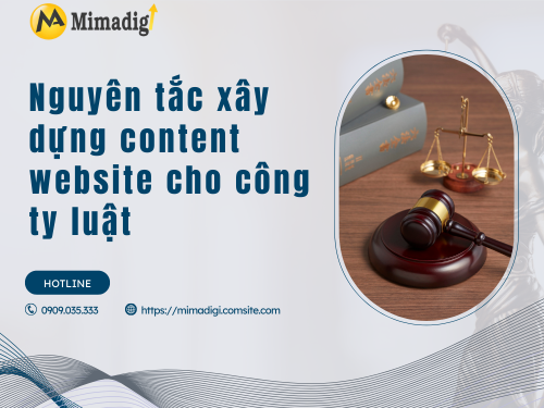 Content website cho công ty luật của mimadigi
