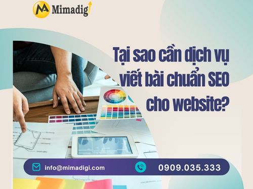 Dịch vụ viết bài chuẩn SEO cho website của mimadigi