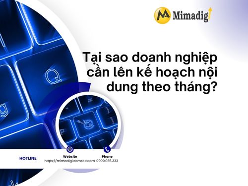Monthly Content Planning Service with MIMADIGI