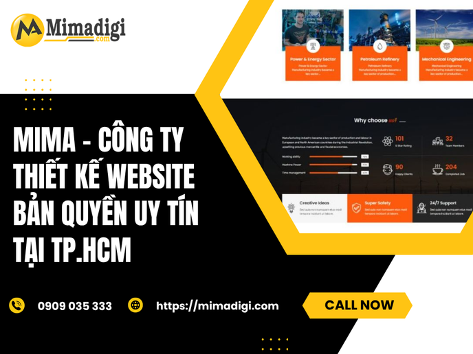 MIMA – Your Trusted Copyright Website Design Company in Ho Chi Minh City