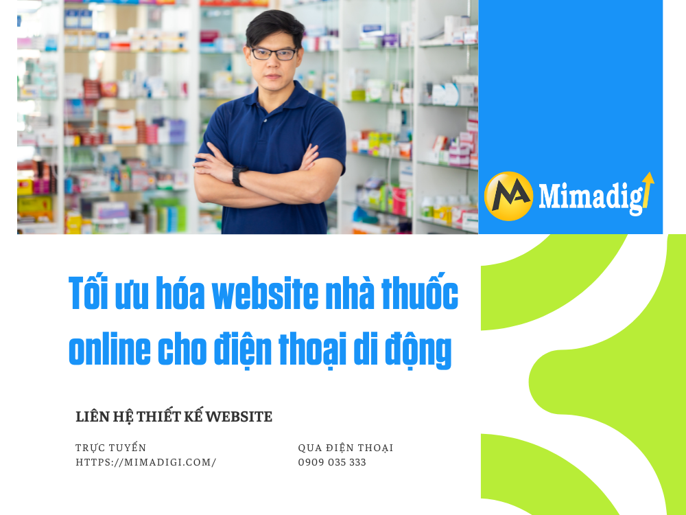 Online pharmacy website design at mimadigi