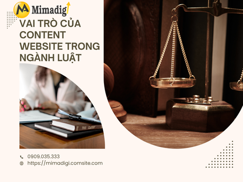 Content website cho công ty luật của mimadigi