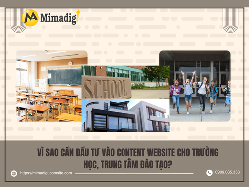 Content Website for Schools and Training Centers with MIMADIGI