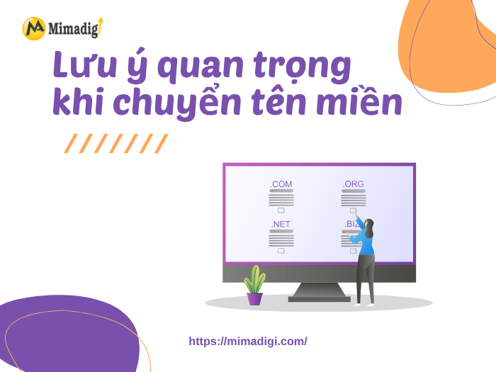 Lưu ý quan trọng khi chuyển tên miền