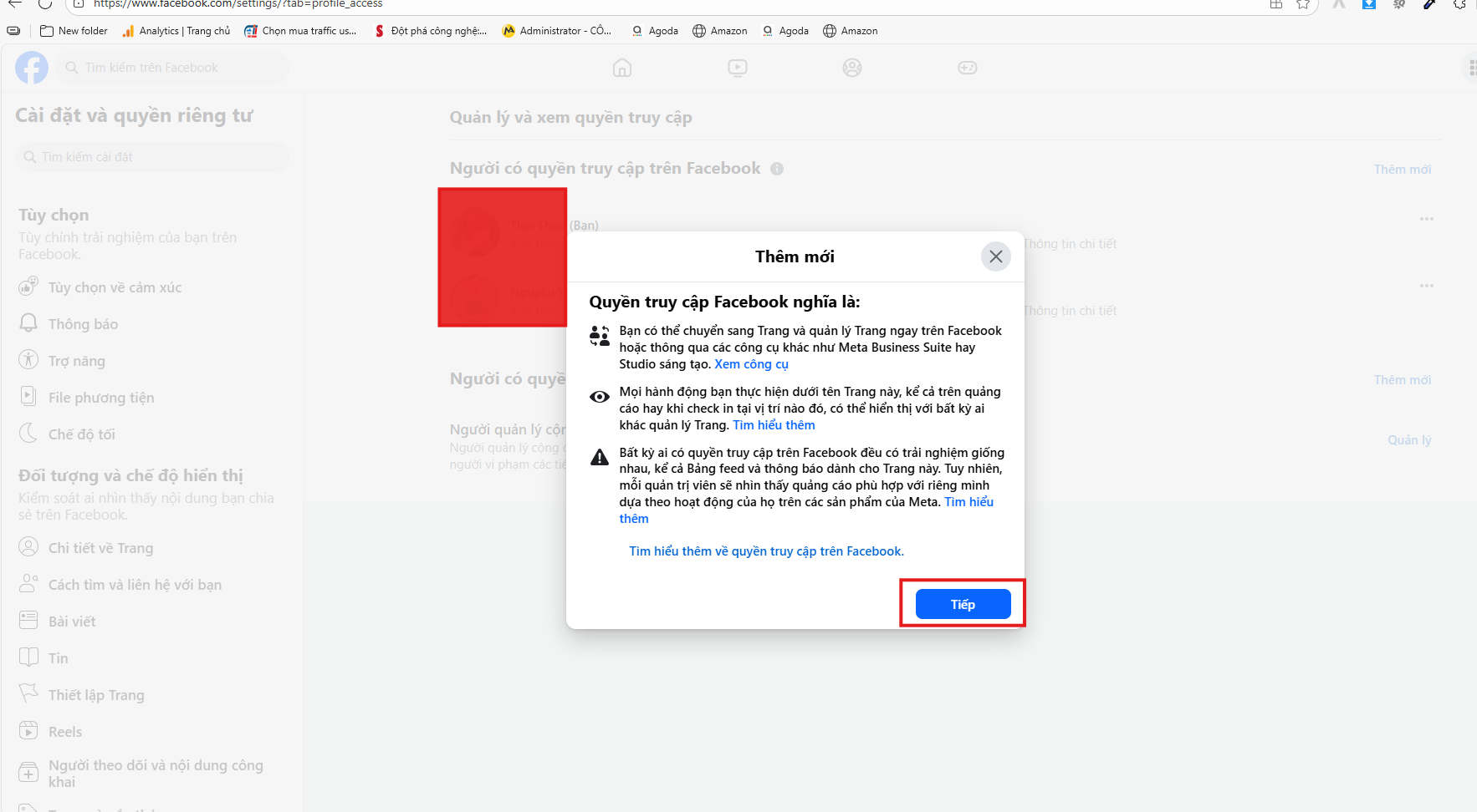 Guide to Creating and Assigning Fanpage Admin Roles for Businesses