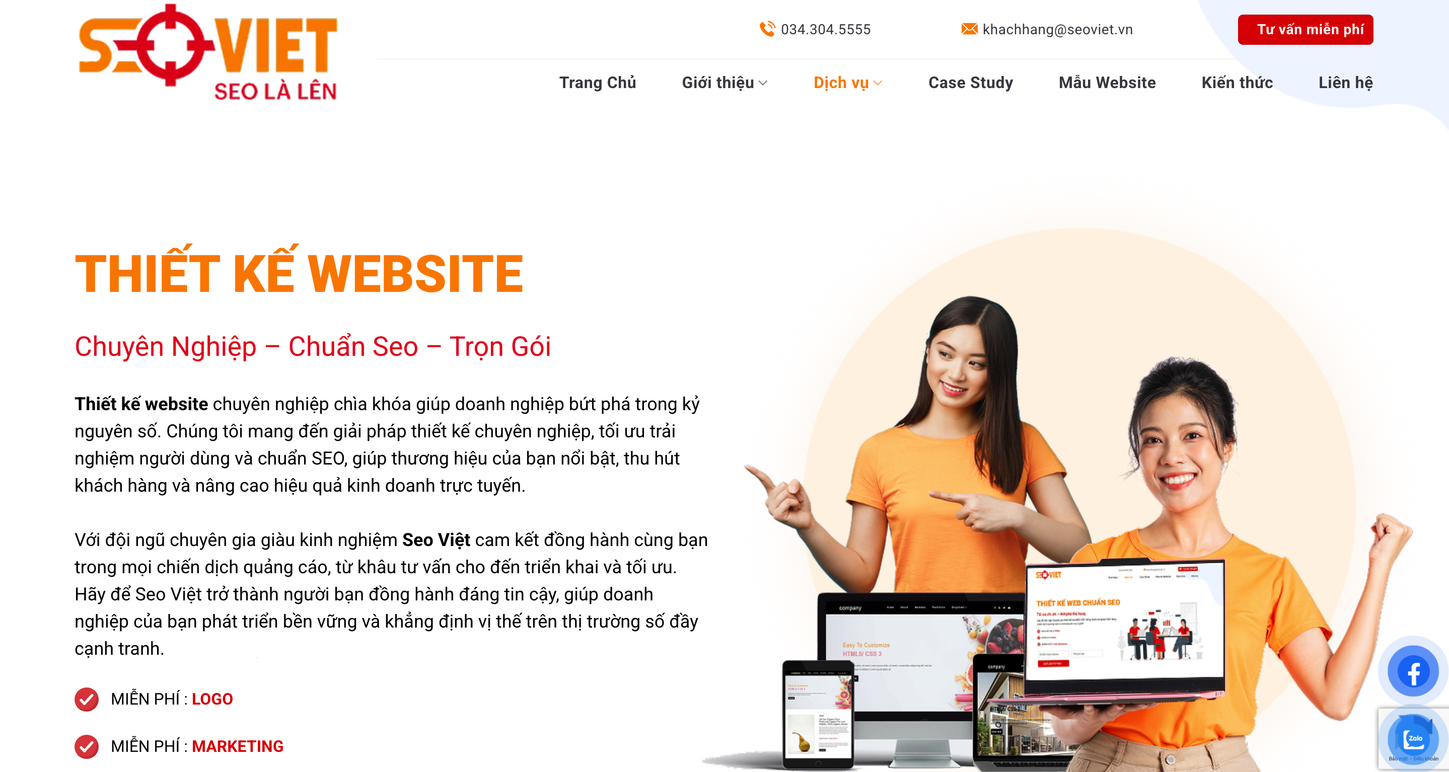 Giải pháp website bán hàng online