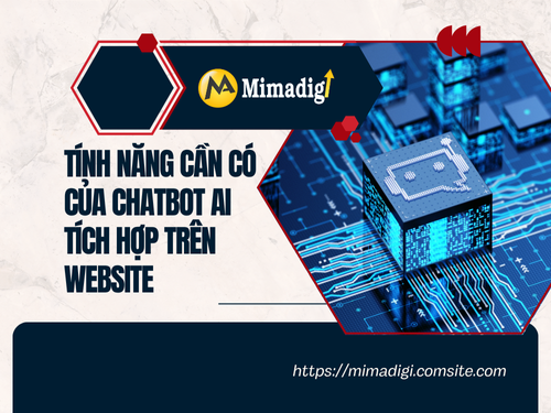 Website design with AI chatbot integration by mimadigi