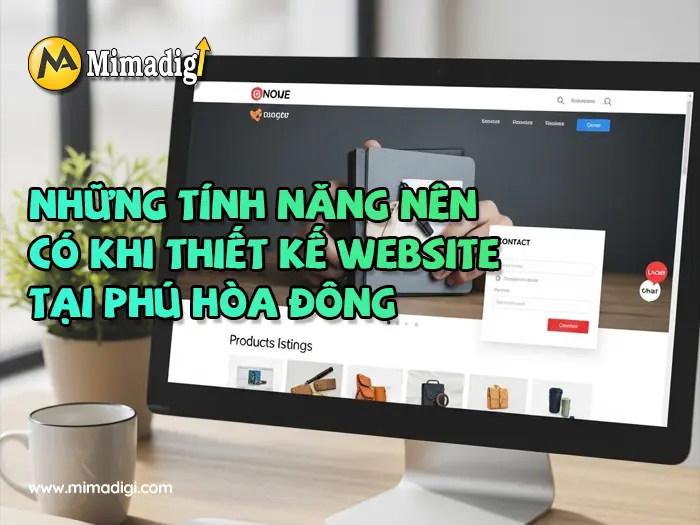 Website Design in Phu Hoa Dong Commune at MIMADIGI
