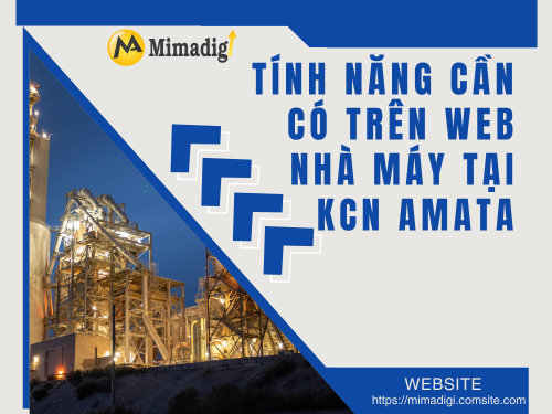 Factory Website Design at Amata Industrial Park by mimadigi