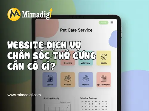 Pet Care Service Website Design by MIMADIGI