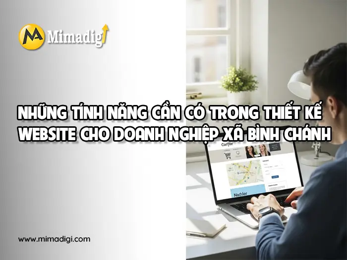 Website design for Bình Chánh Commune at mimadigi