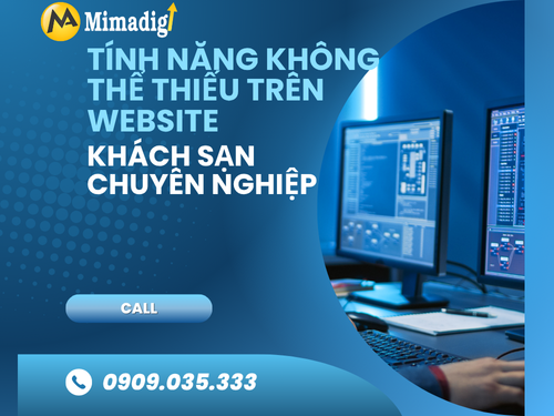 Hotel and resort website design in Long An by mimadigi