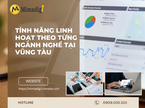 Website Design in Vung Tau – Standard Speed, Easy to Use, Google Optimized with MIMADIGI