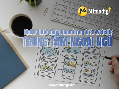 Website Design for Language Centers at MIMADIGI