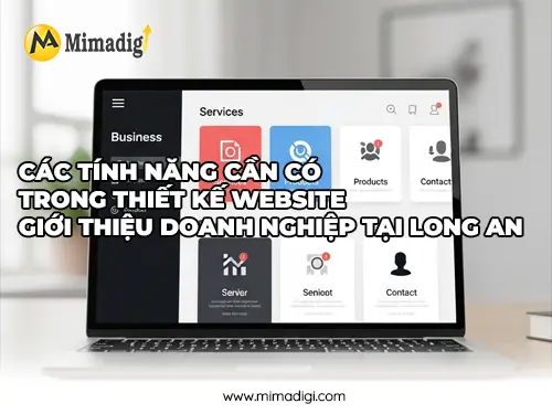 Thiết kế website giới thiệu doanh nghiệp tại Long An Mimadigi